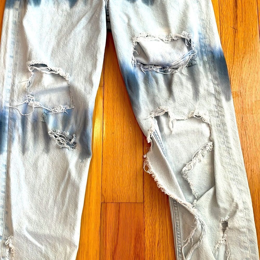 & Denim Boyfriend Distressed Jeans Women's Size 25 - Picture 3 of 8